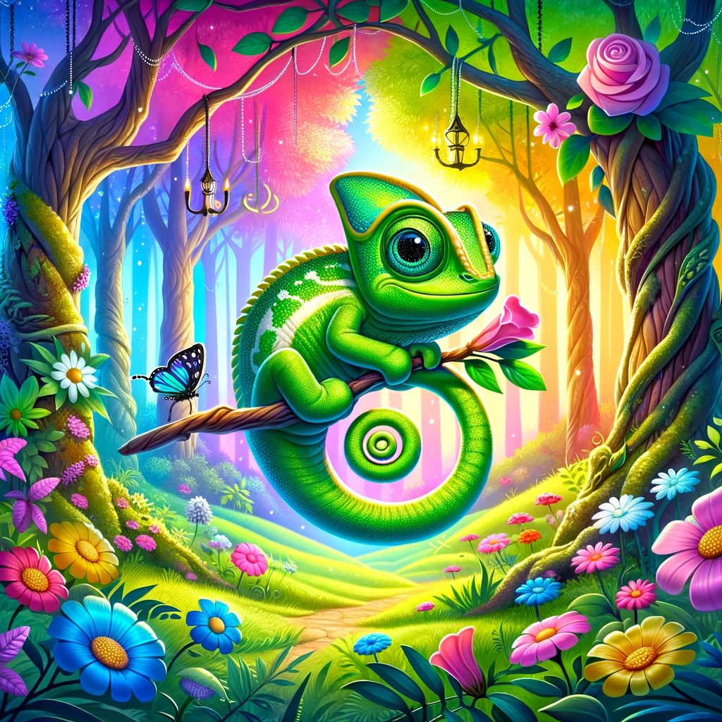 The Enchanting Tale of Cammy the Chameleon