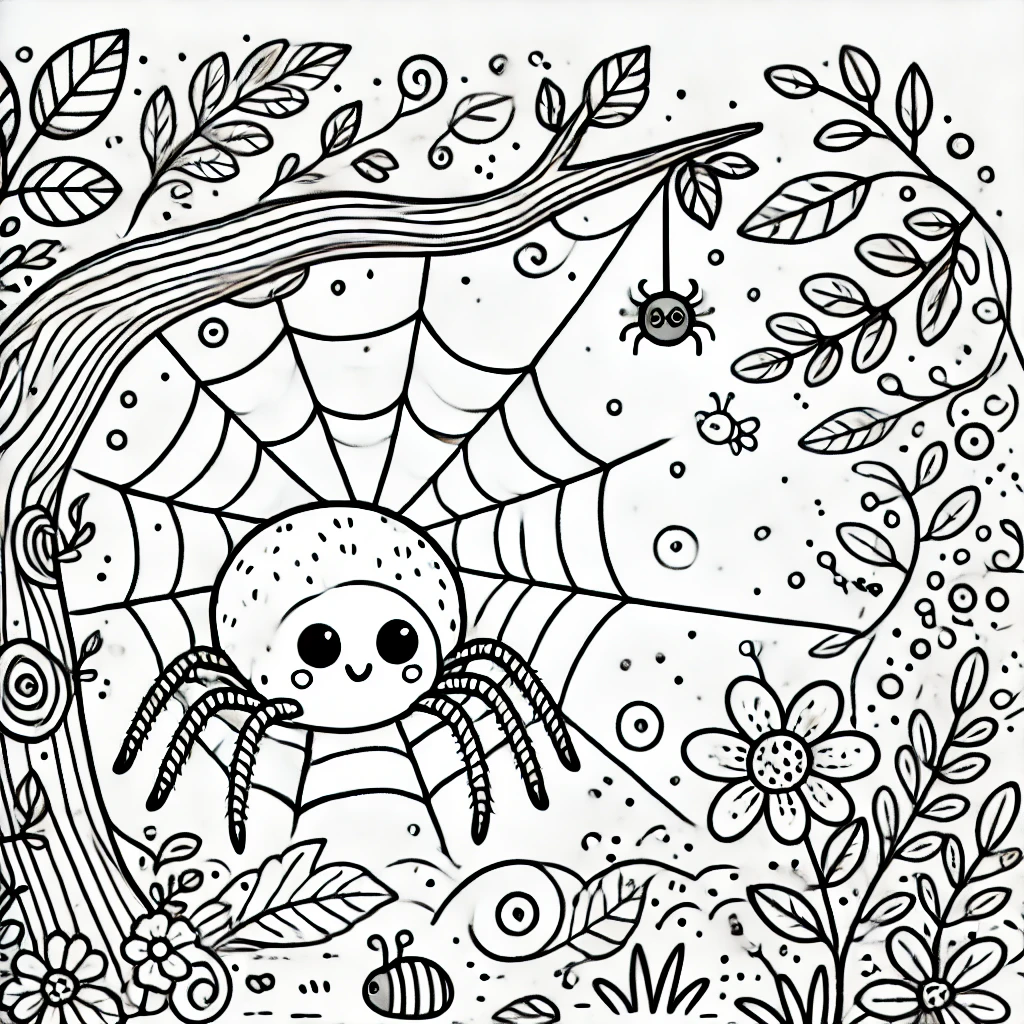 Coloring Pages with Forest Friends